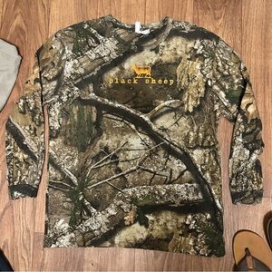 Realtree camo black sheep skate shop long sleeve